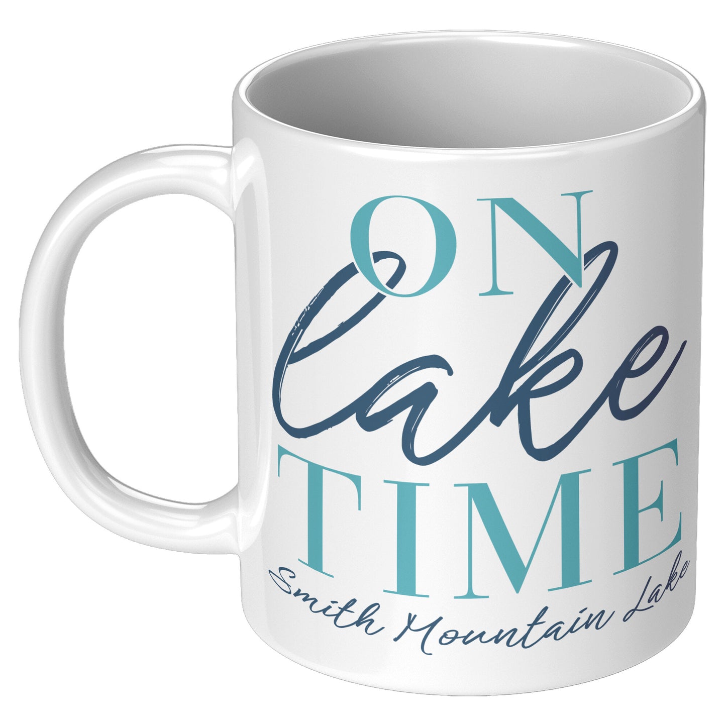 On Lake Time - Smith Mountain Lake, VA Custom Coffee Mug