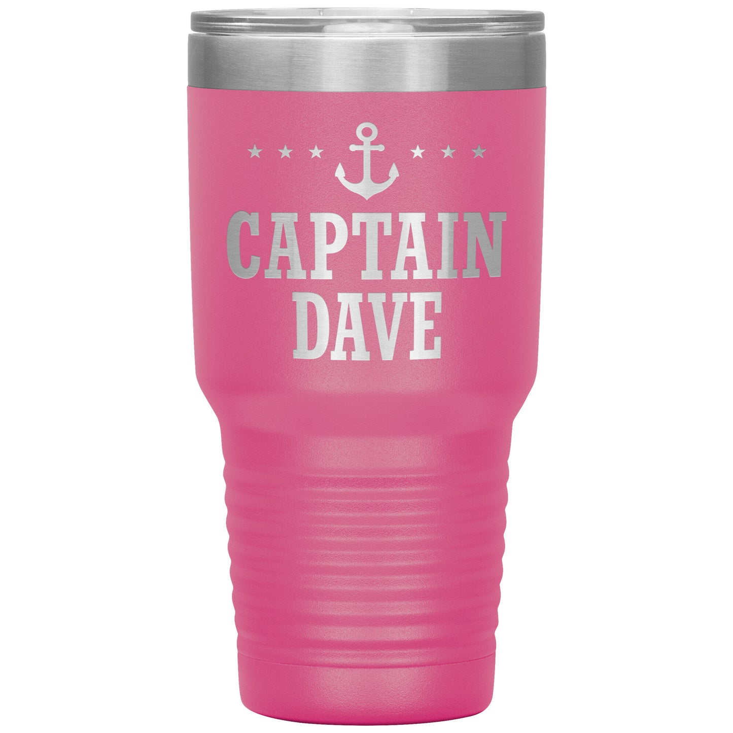 Personalized SML Boat Captain Drink Tumbler - Laser Etched