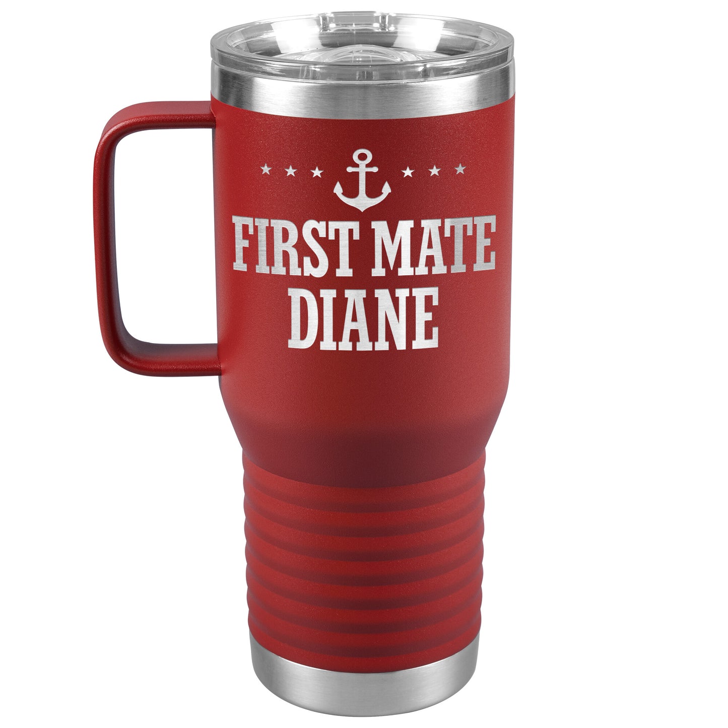 Personalized First Mate Drink Tumbler - Custom Lake Gift