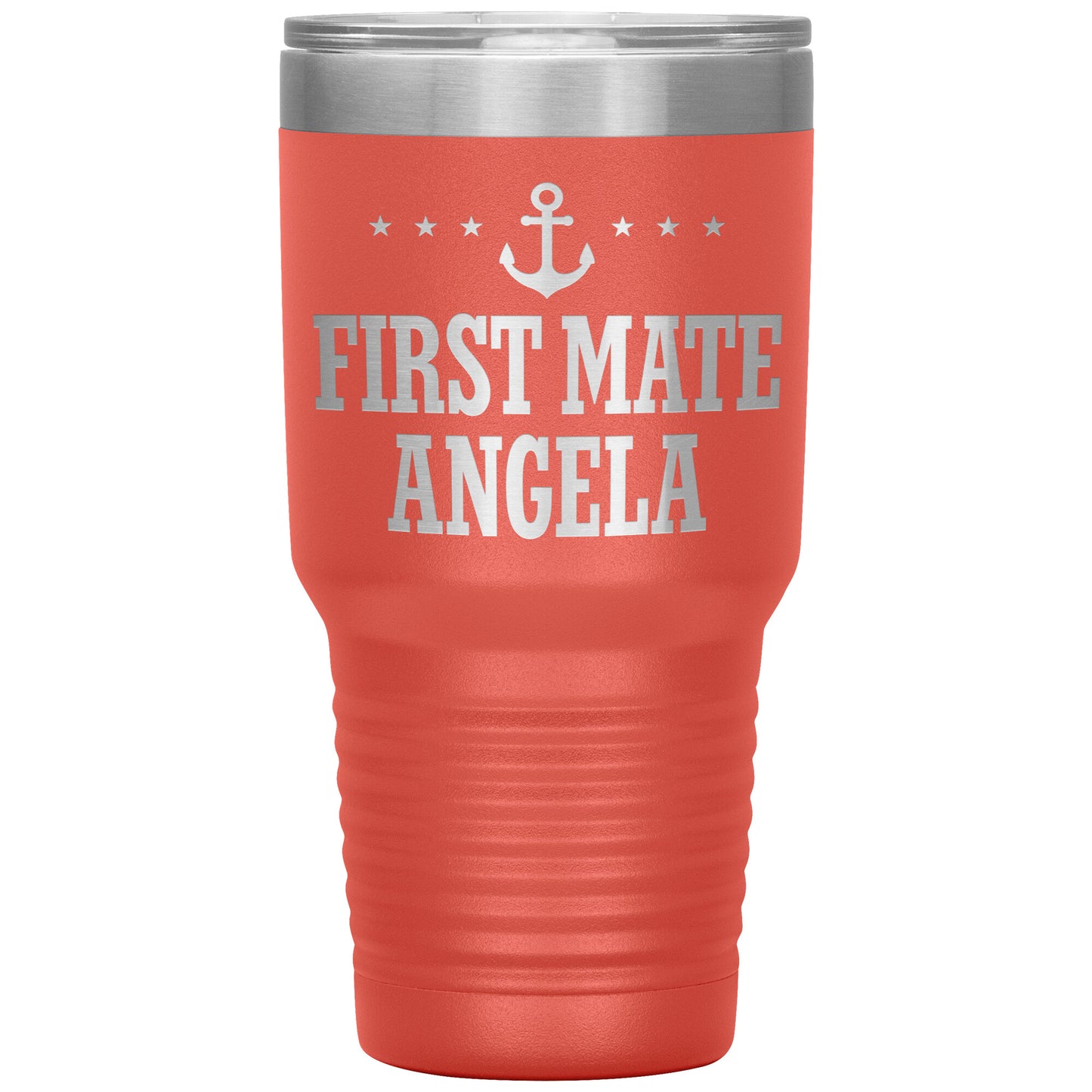 Personalized SML First Mate Drink Tumbler - Laser Etched