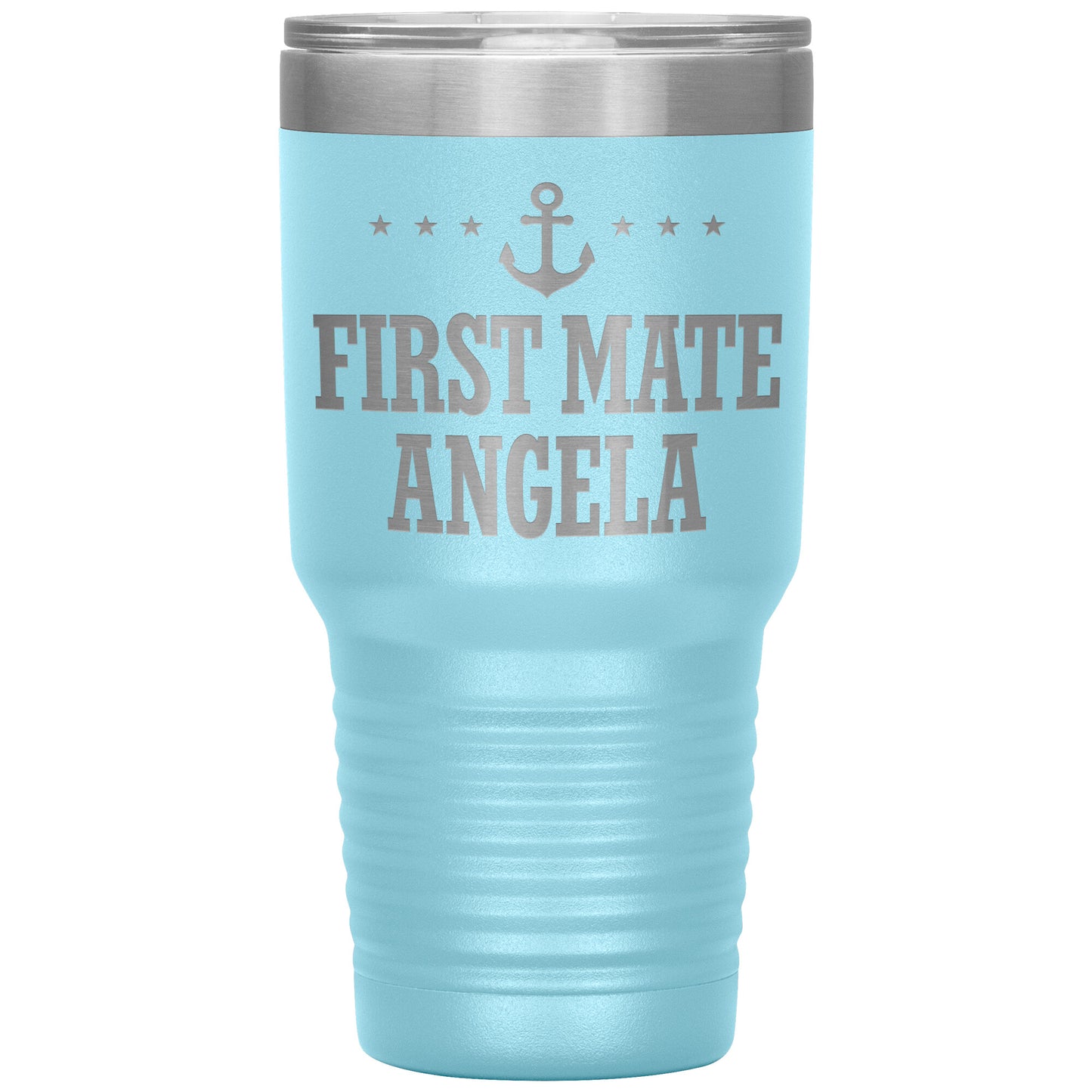 Personalized SML First Mate Drink Tumbler - Laser Etched