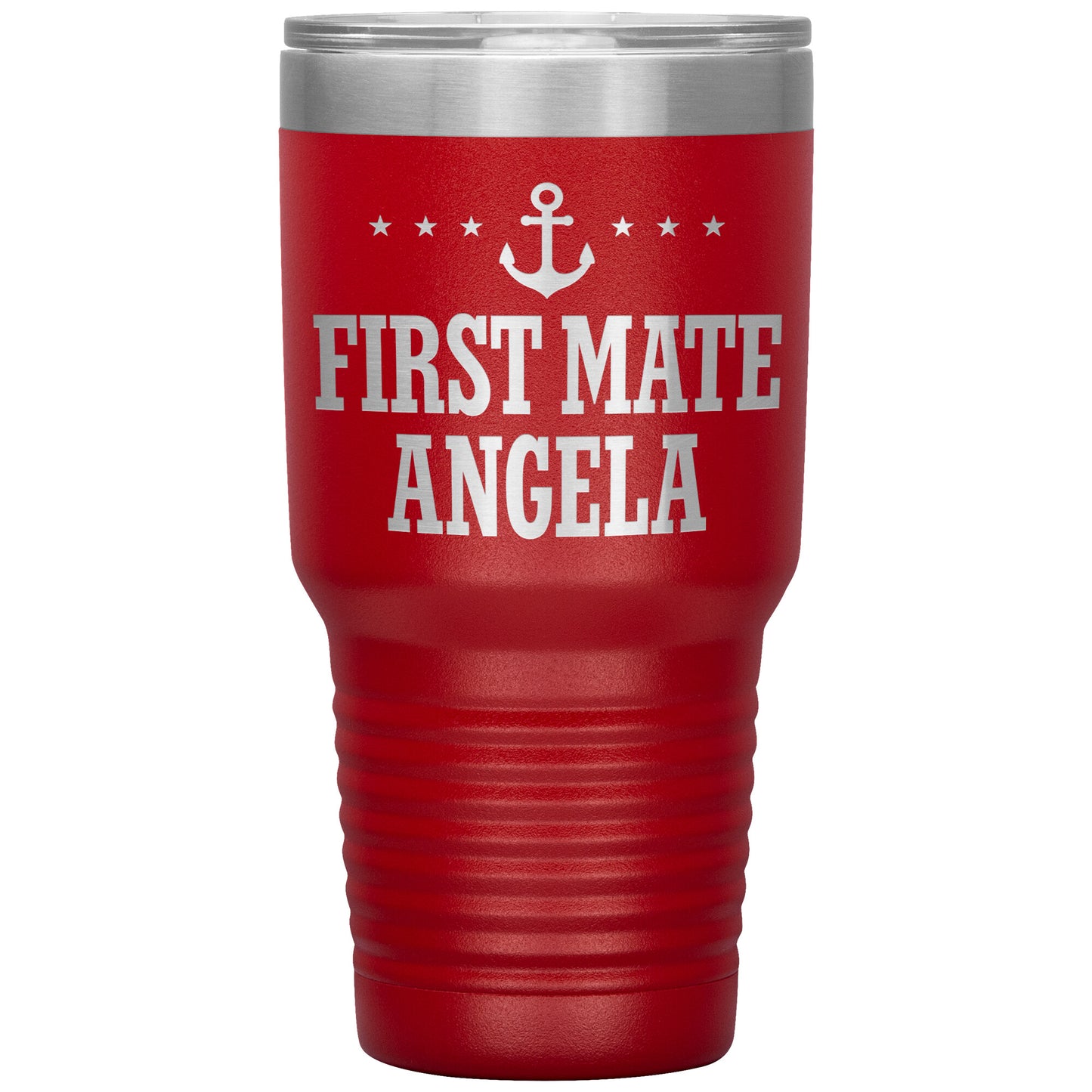 Personalized SML First Mate Drink Tumbler - Laser Etched