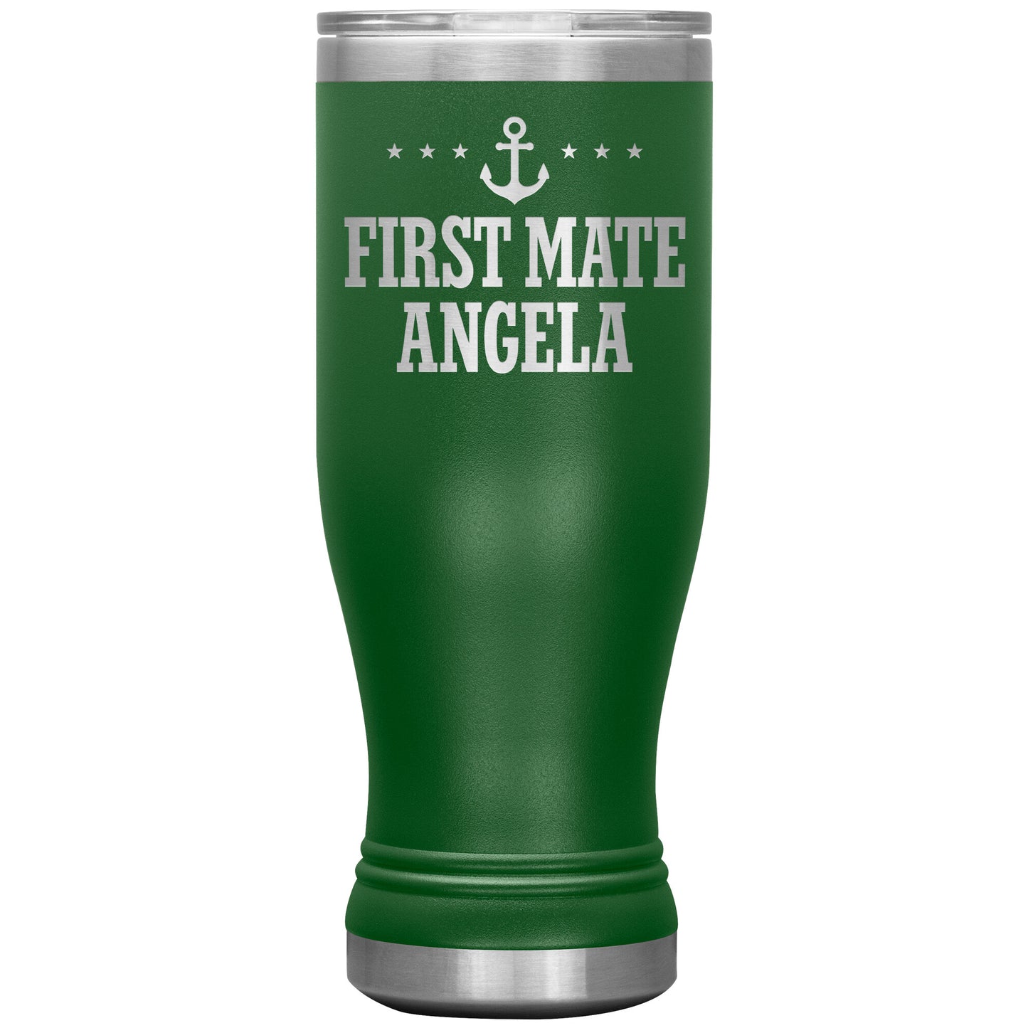 Personalized SML First Mate Drink Tumbler - Laser Etched