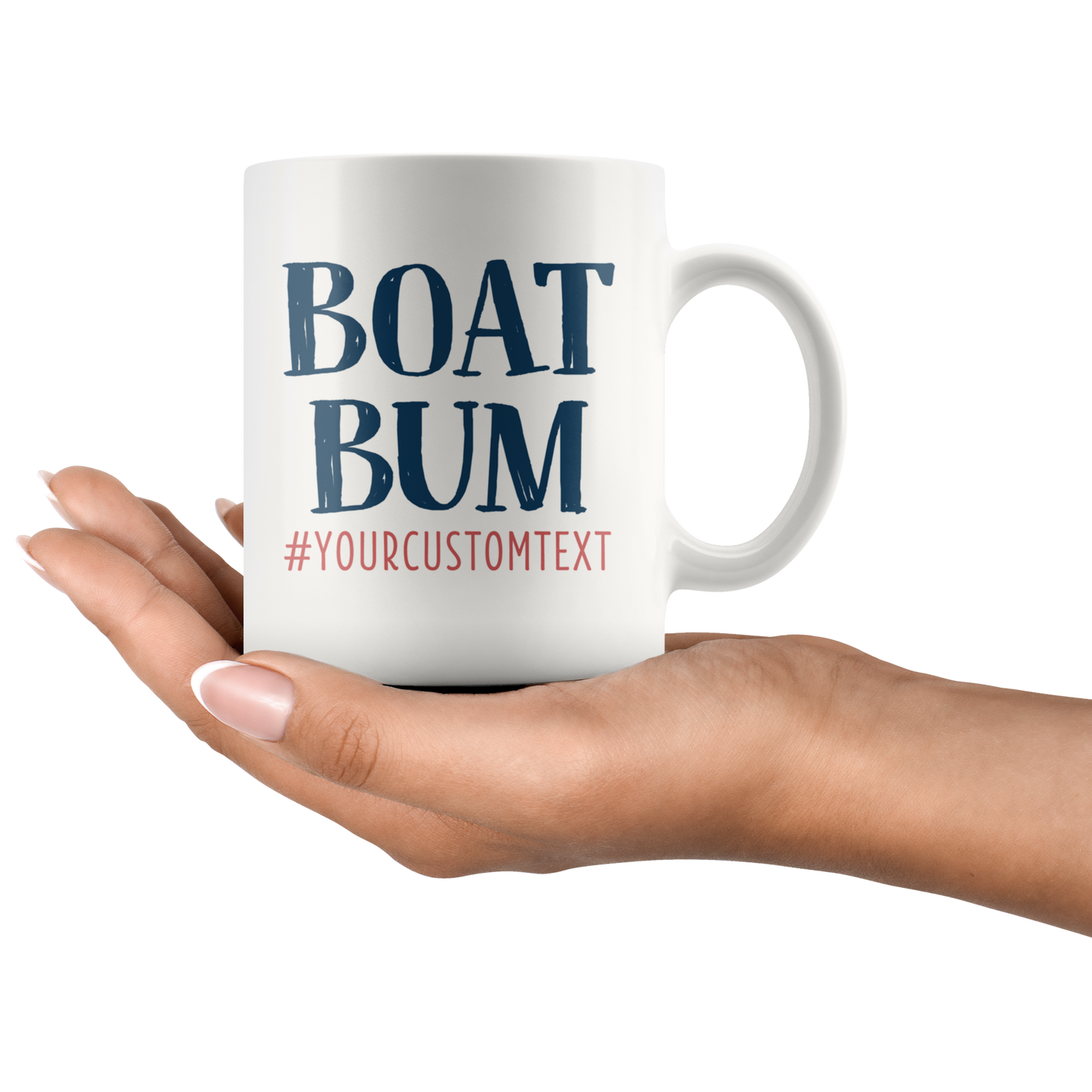 Boat Bum Custom Coffee Mug