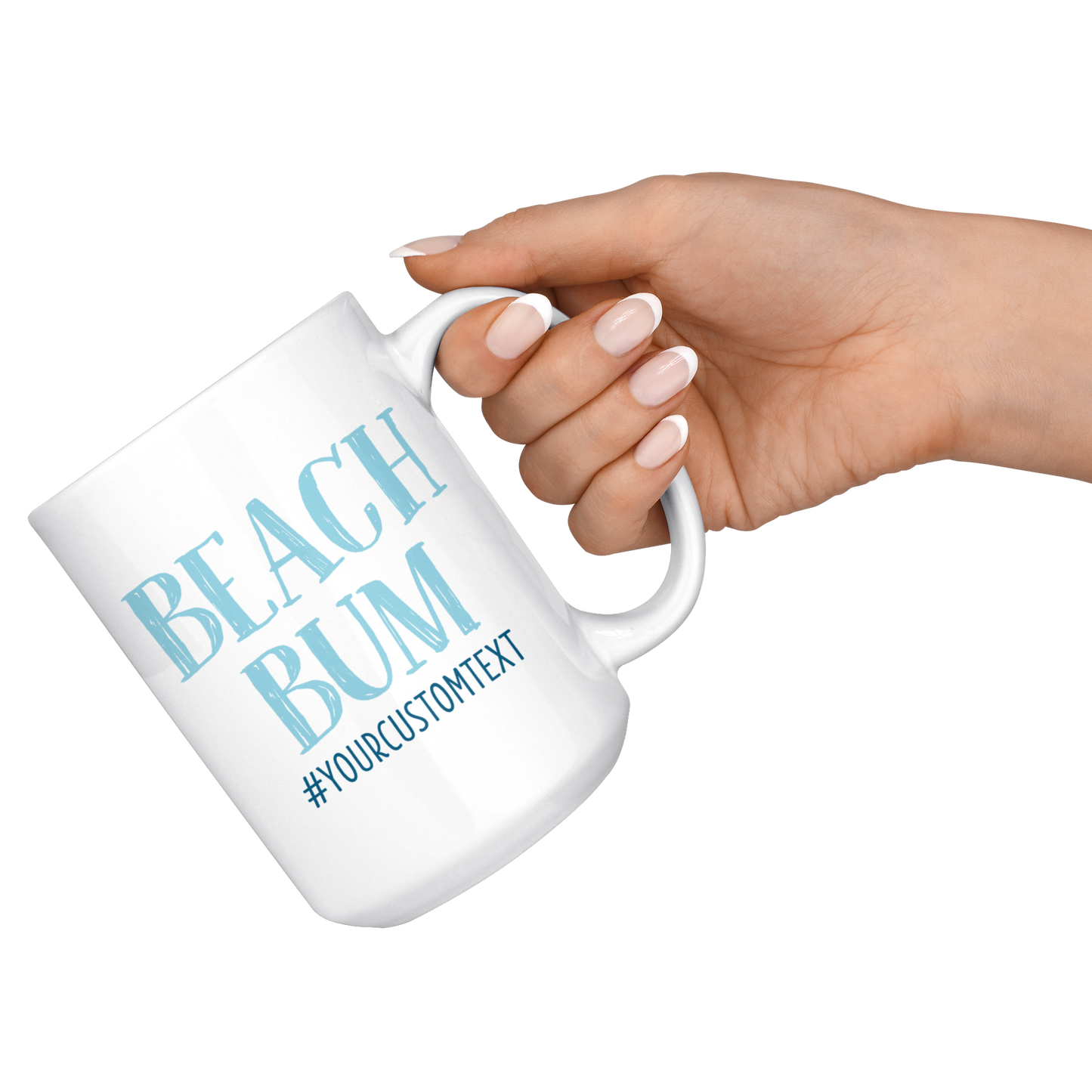 Beach Bum Custom Coffee Mug - 11oz or 15oz