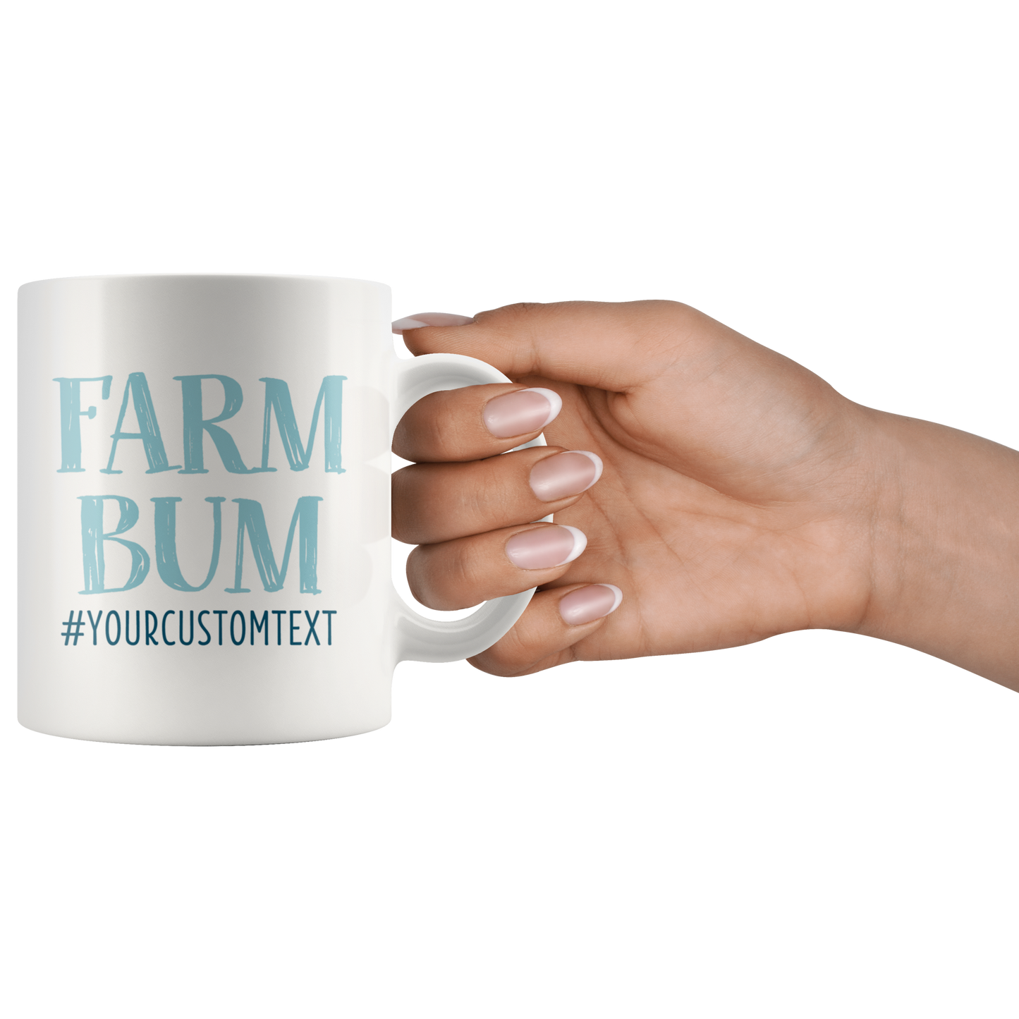Farm Bum Custom Coffee Mug - 11oz or 15oz