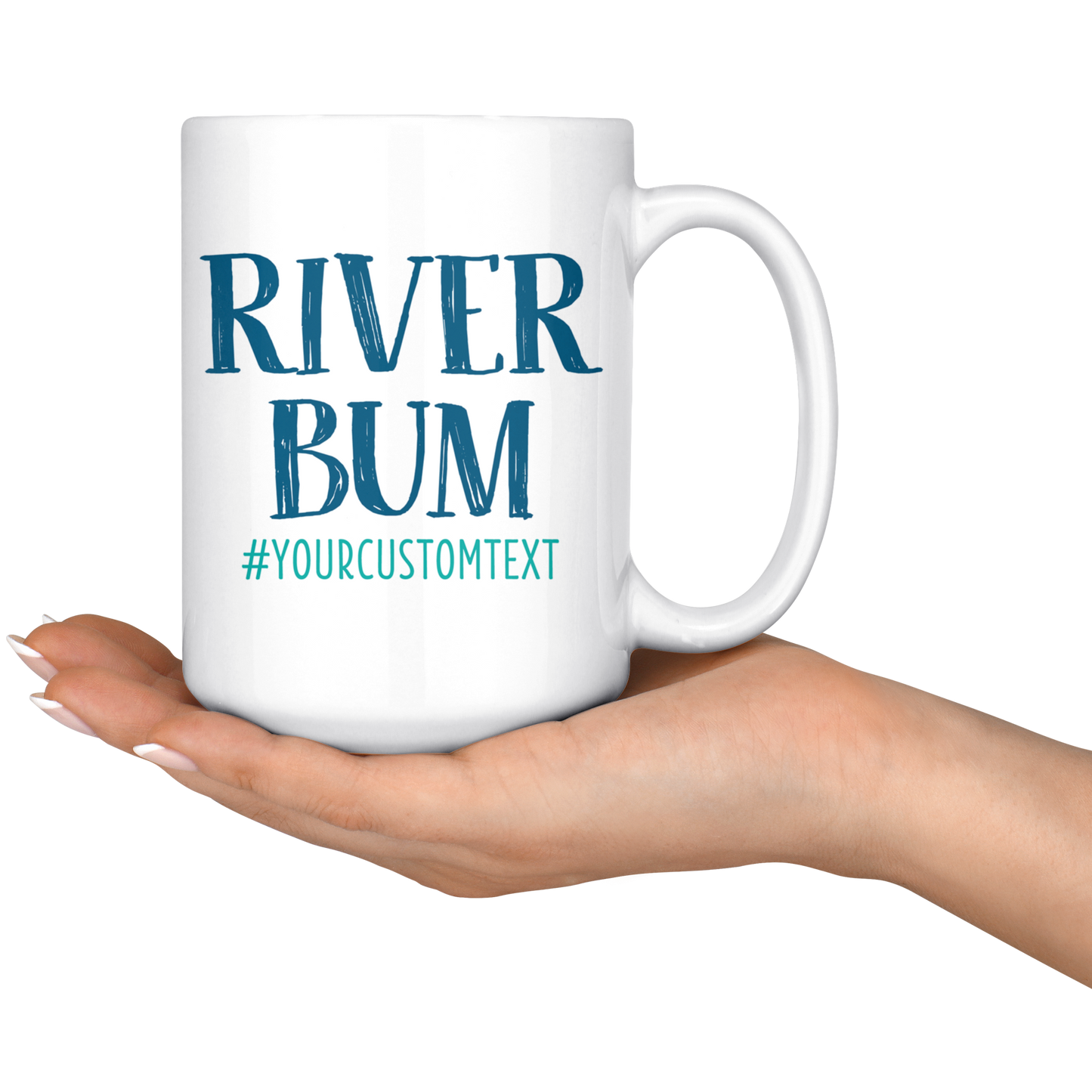 River Bum Custom Coffee Mug - 11oz or 15oz
