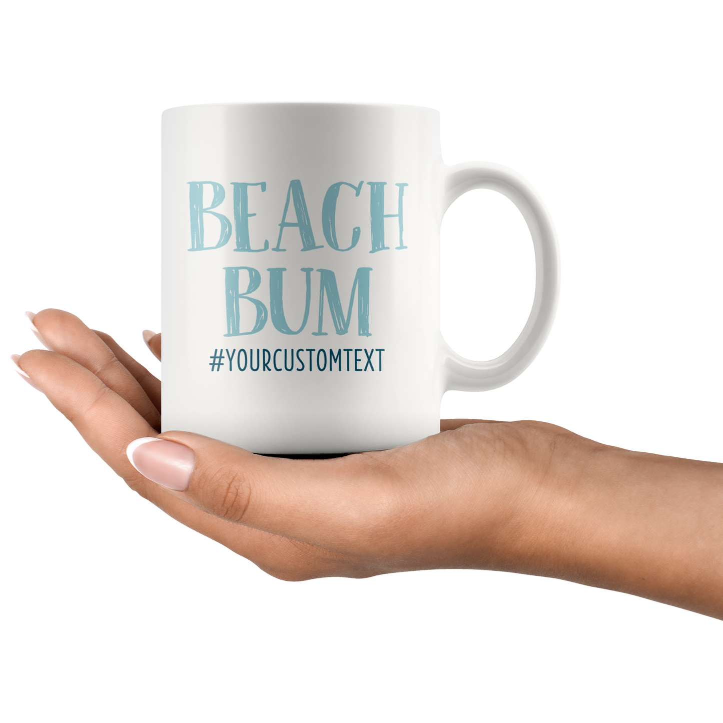 Beach Bum Custom Coffee Mug - 11oz or 15oz