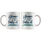 Home Is Where You Lake It Custom Coffee Mug