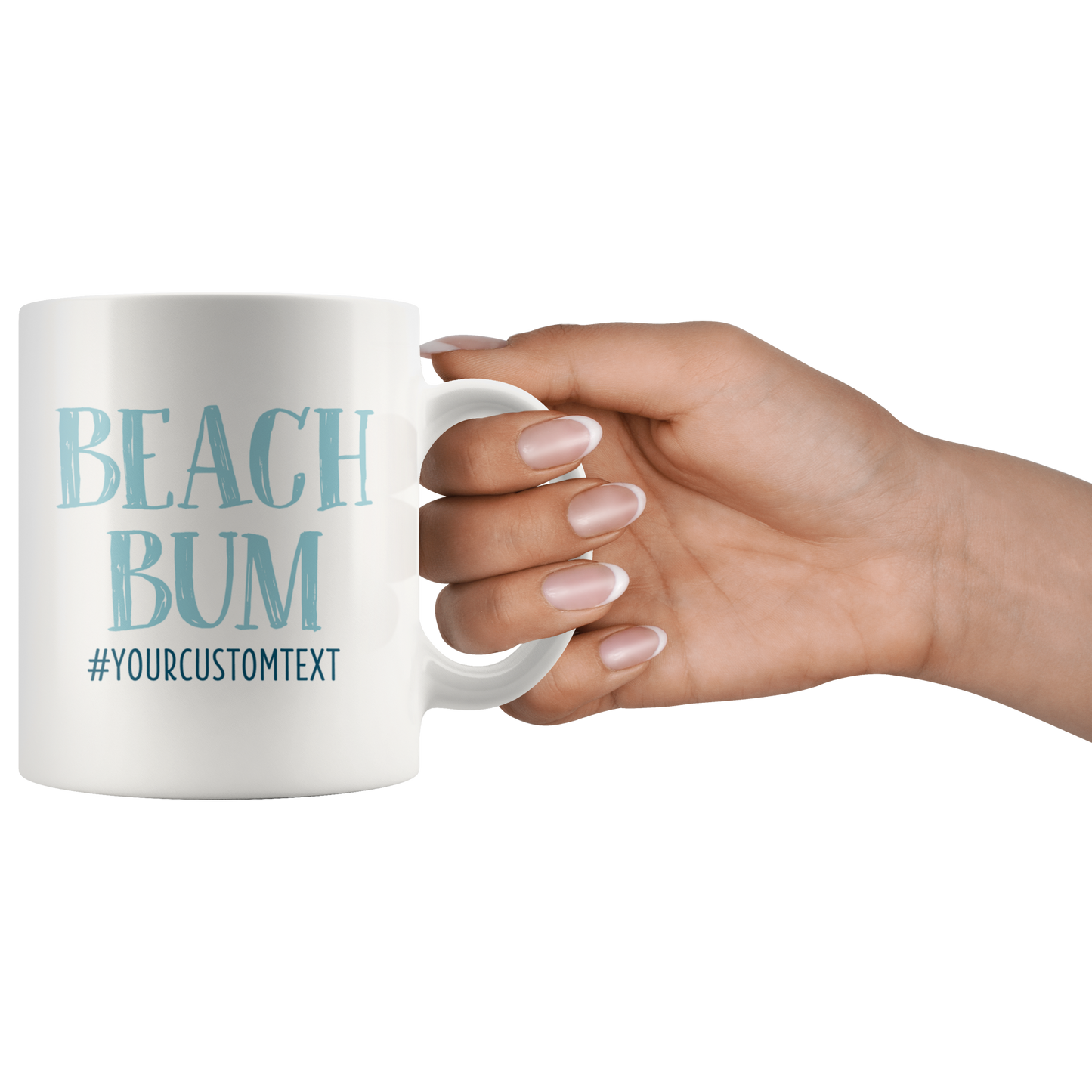Beach Bum Custom Coffee Mug - 11oz or 15oz