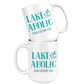 Lakeaholic with Anchor Custom Coffee Mug