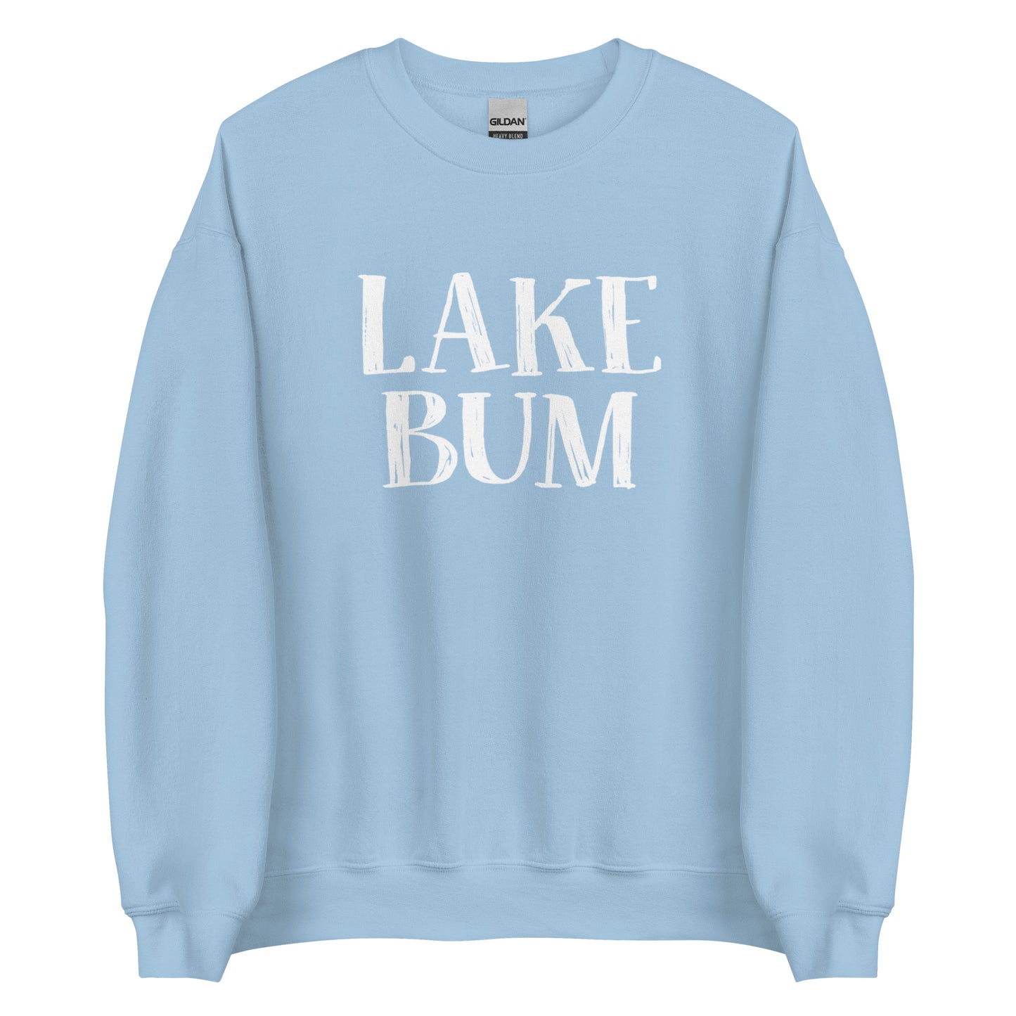 Lake Bum Stacked Unisex Crewneck Sweatshirt