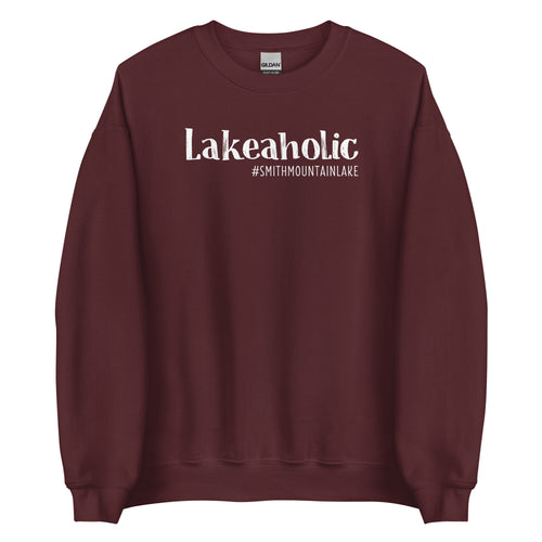 Lakeaholic Smith Mountain Lake Unisex Crewneck Sweatshirt