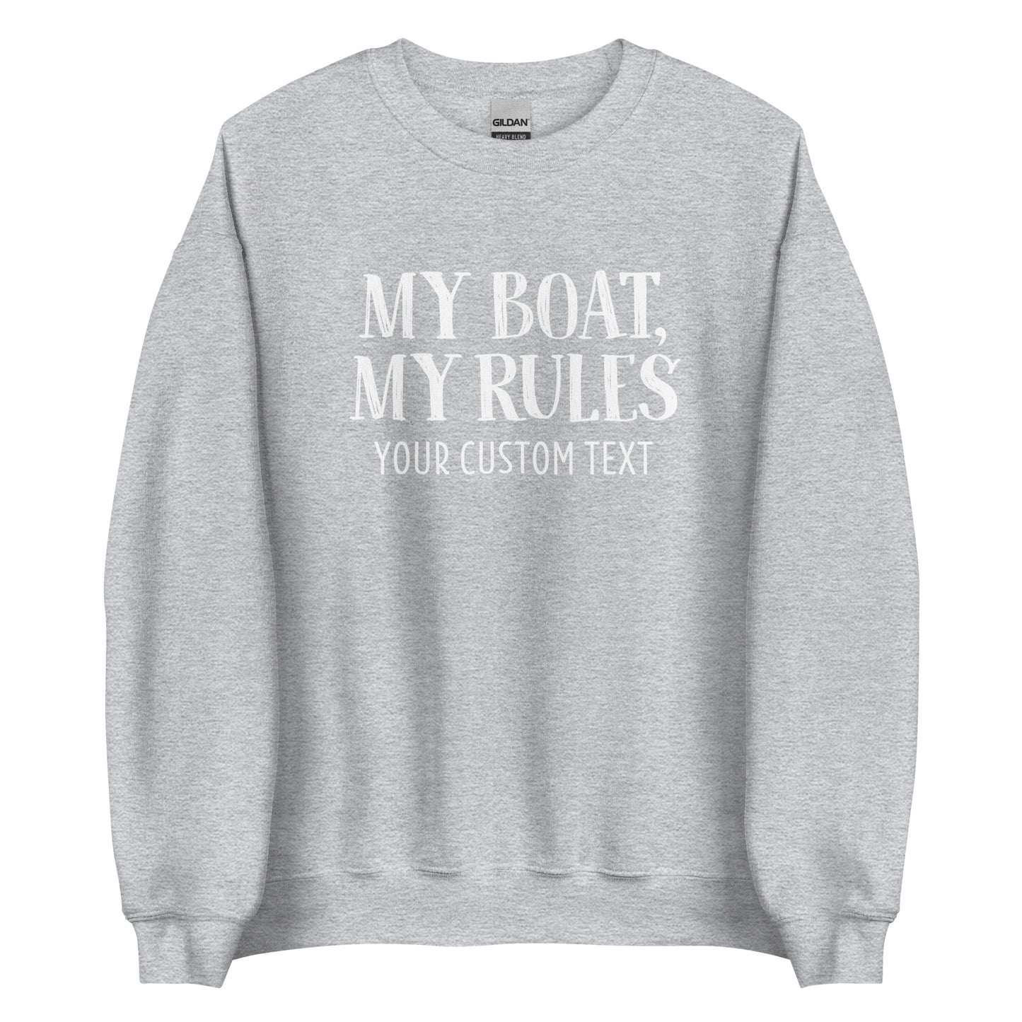 My Boat, My Rules - Smith Mountain Lake Unisex Crewneck Sweatshirt