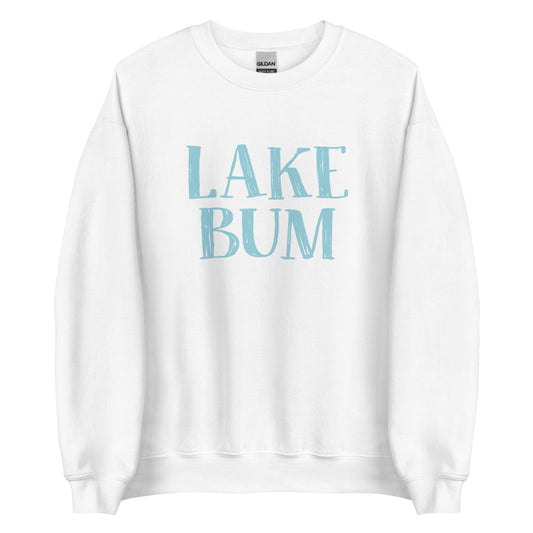 Lake Bum Stacked Unisex Crewneck Sweatshirt