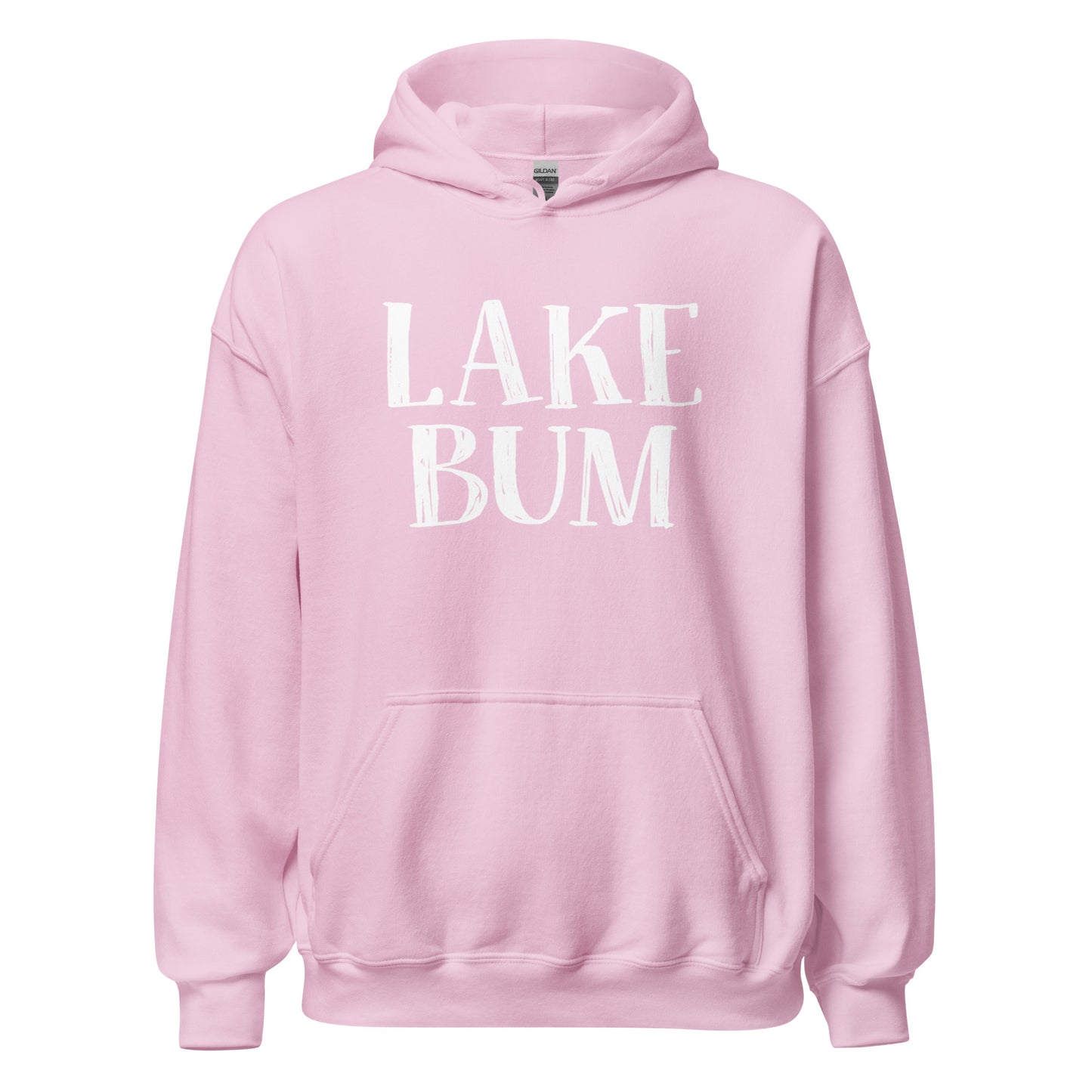 Lake Bum Stacked Design Unisex Hoodie Sweatshirt