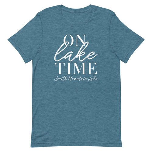 On Lake Time - Smith Mountain Lake, VA Unisex Short Sleeve T-Shirt