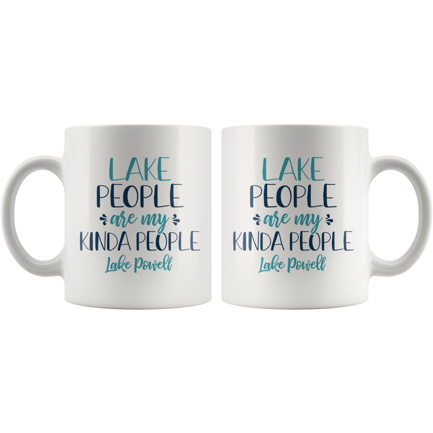 Lake People Are My Kinda People Custom Coffee Mug